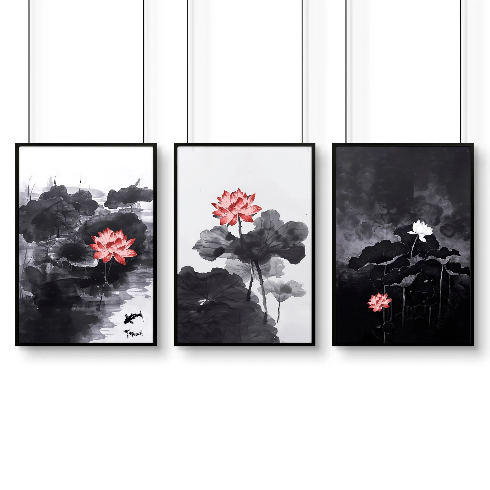 Calming Art | Set of 3 Asian Inspired Wall art Prints - Image 14