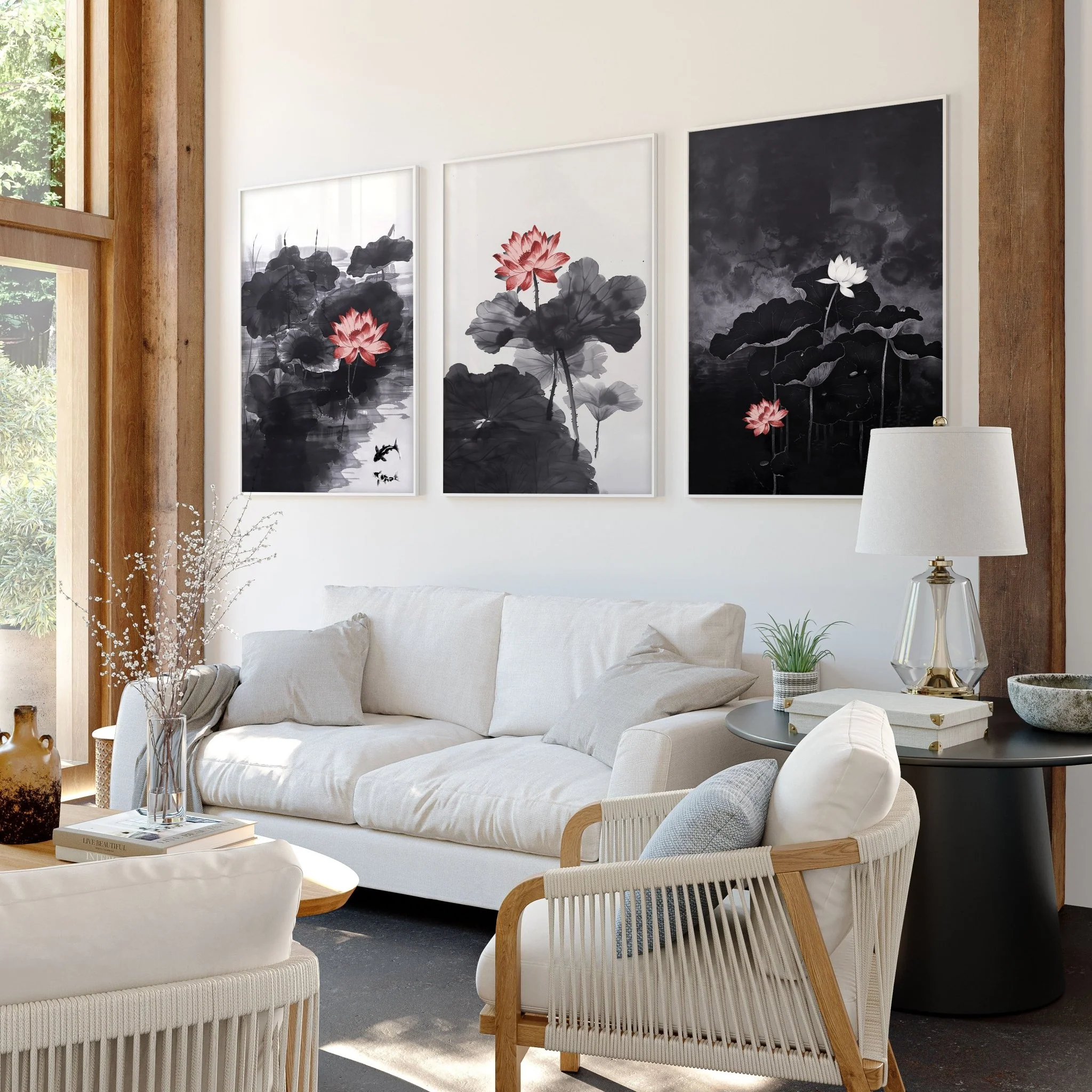 Calming Art | Set of 3 Asian Inspired Wall art Prints - Image 6