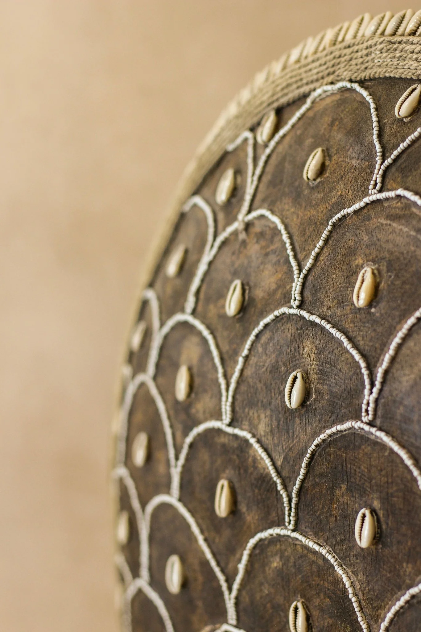 Cameroon Cowrie Shell Shield - Image 2
