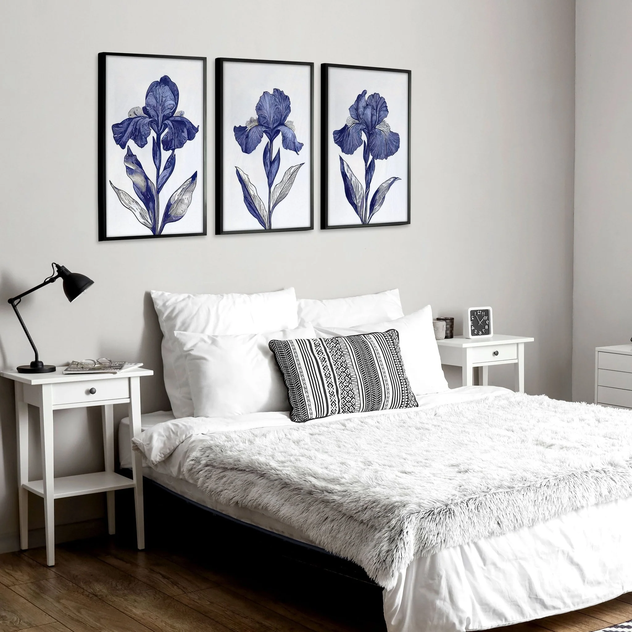 Canvas Art Wall Prints | Set of 3 Botanical Wall art Prints