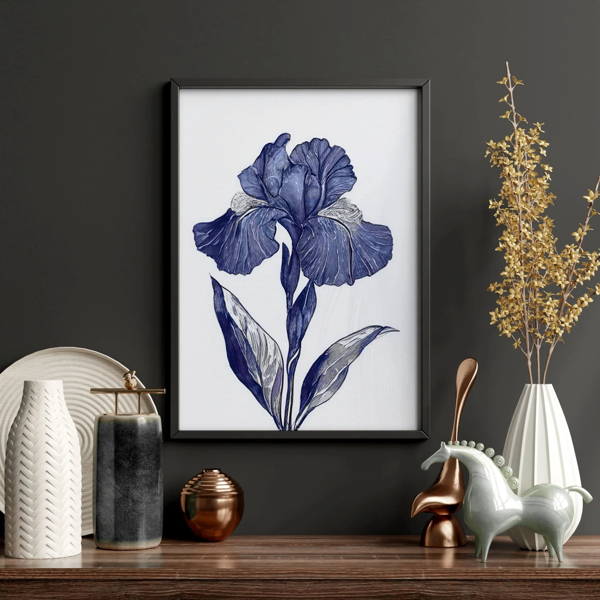 Canvas Pictures For Walls | Set of 3 Botanical Wall art Prints - Image 13