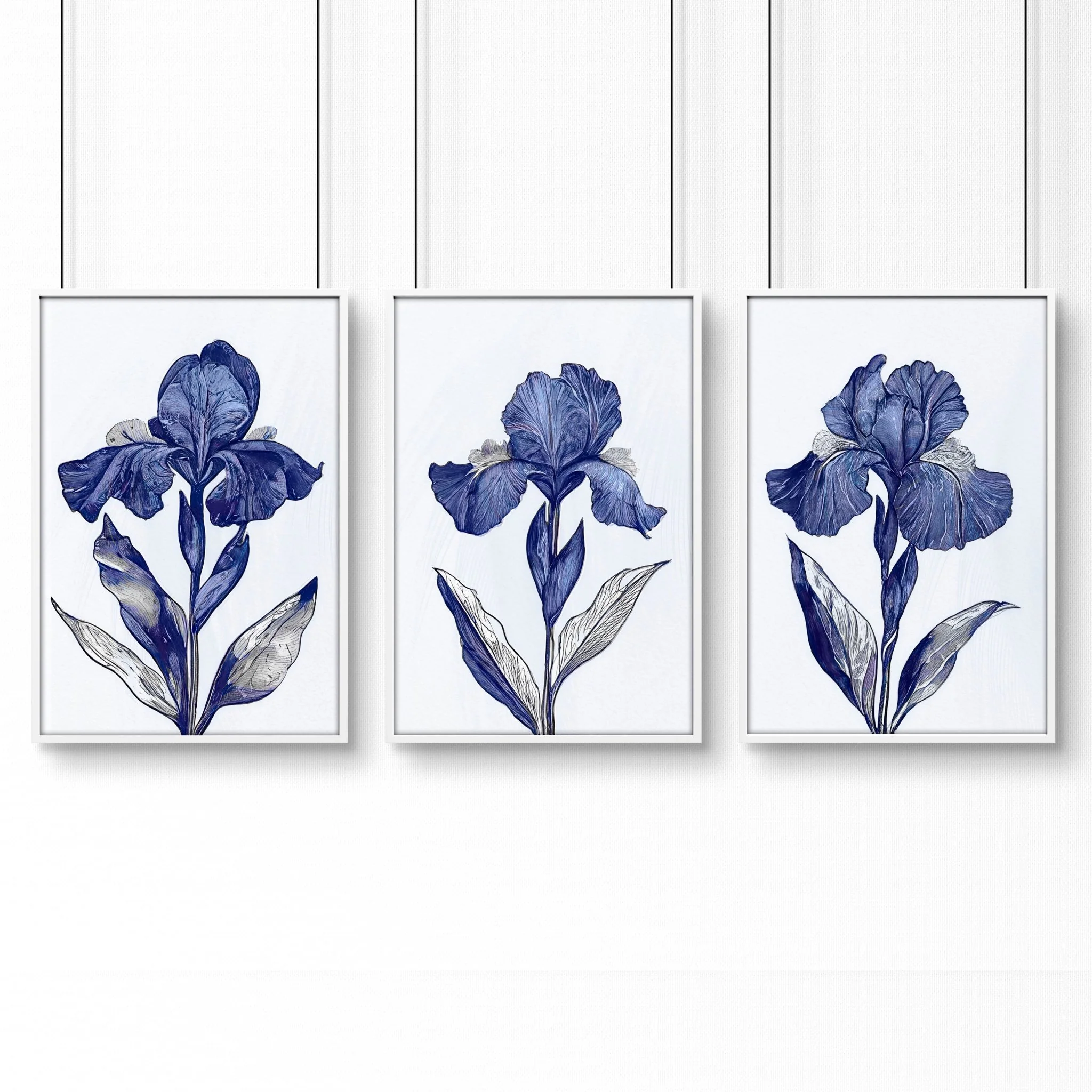 Canvas Pictures For Walls | Set of 3 Botanical Wall art Prints - Image 16