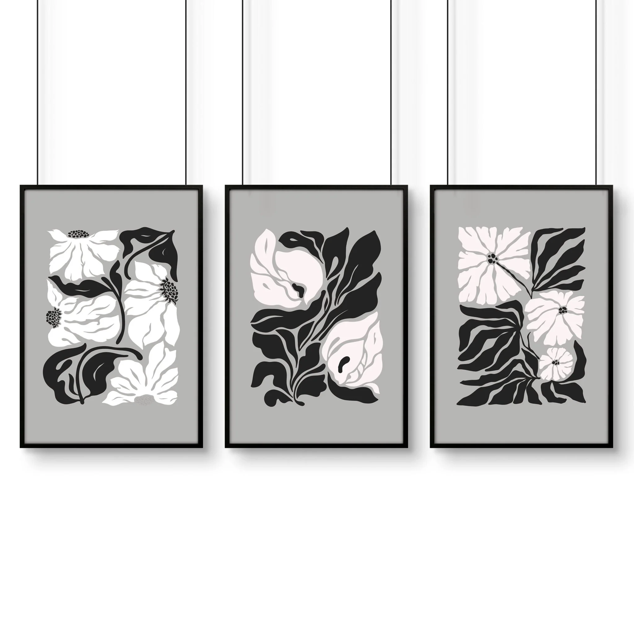 Canvas Prints Wall Decor | Set of 3 Botanical Wall art Prints - Image 12