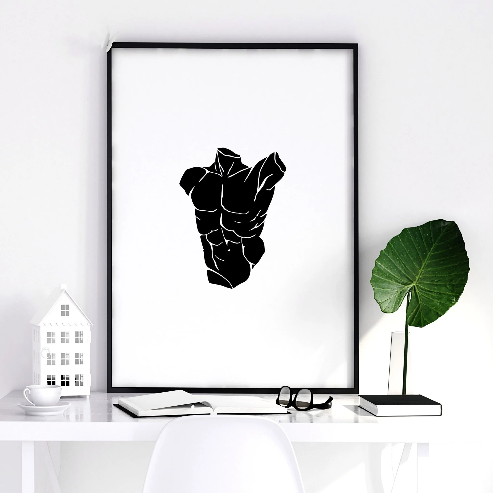 Canvas Wall Hanging | Set of 3 Sculpture Wall art Prints - Image 13