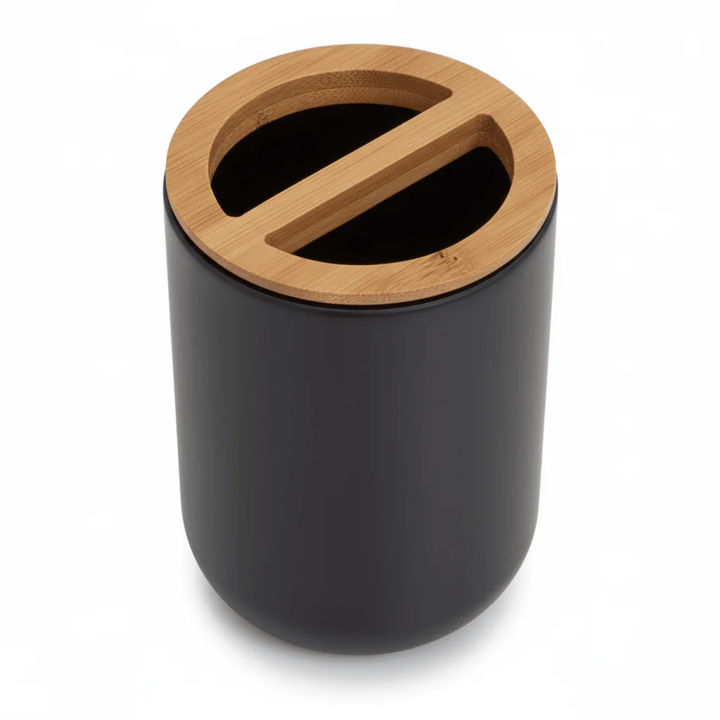 Canyon Black Toothbrush Holder