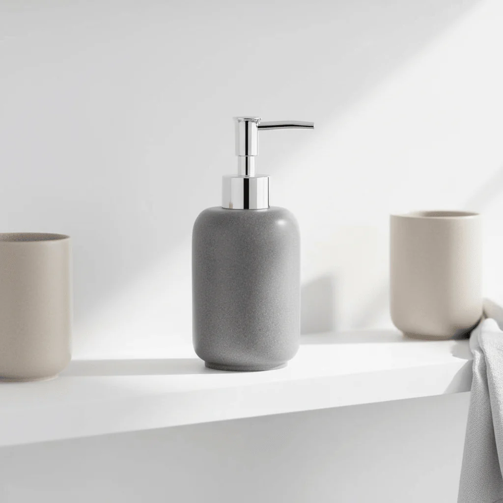 Canyon Grey Stone Effect Lotion Dispenser - Image 3