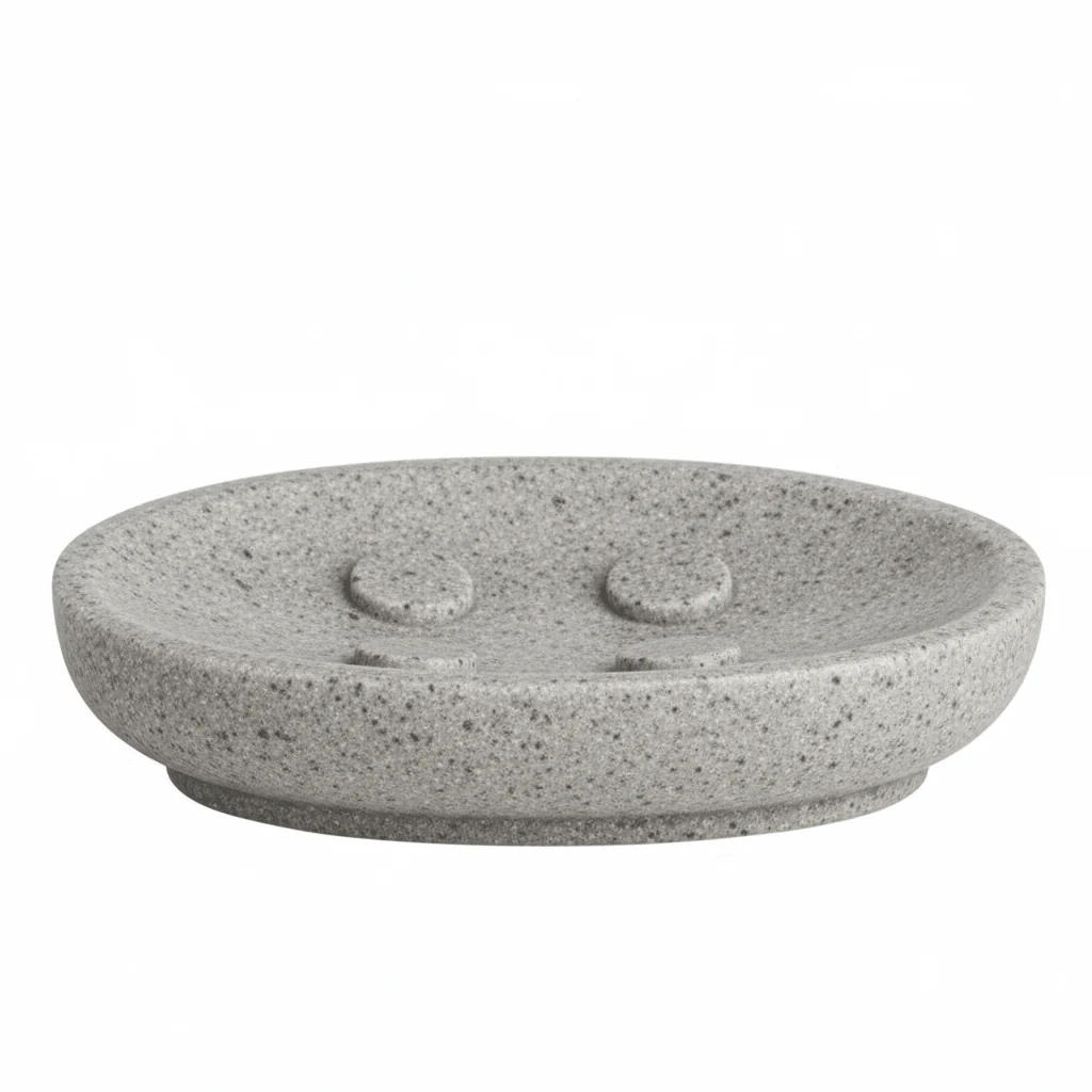 Canyon Grey Stone Soap Dish