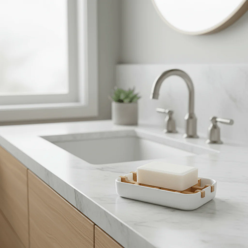 Canyon White Soap Dish - Image 3