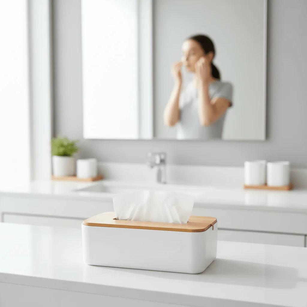 Canyon White Tissue Box - Image 2