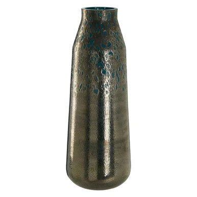 Caris Blue Speckled Glass Large Vase - Image 5