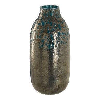 Caris Blue Speckled Glass Small Vase - Image 12
