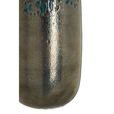 Caris Blue Speckled Glass Small Vase - Image 13