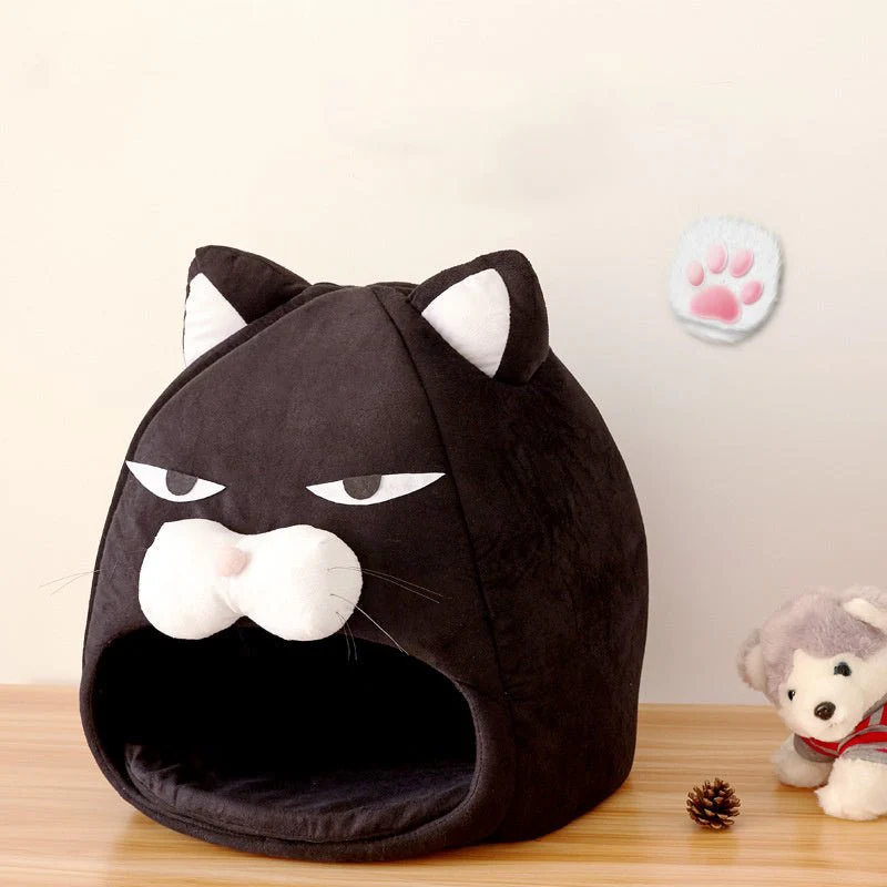 Cat House Bed Cat Litter Mat Sleeping Nest Pet Bed - Image 4