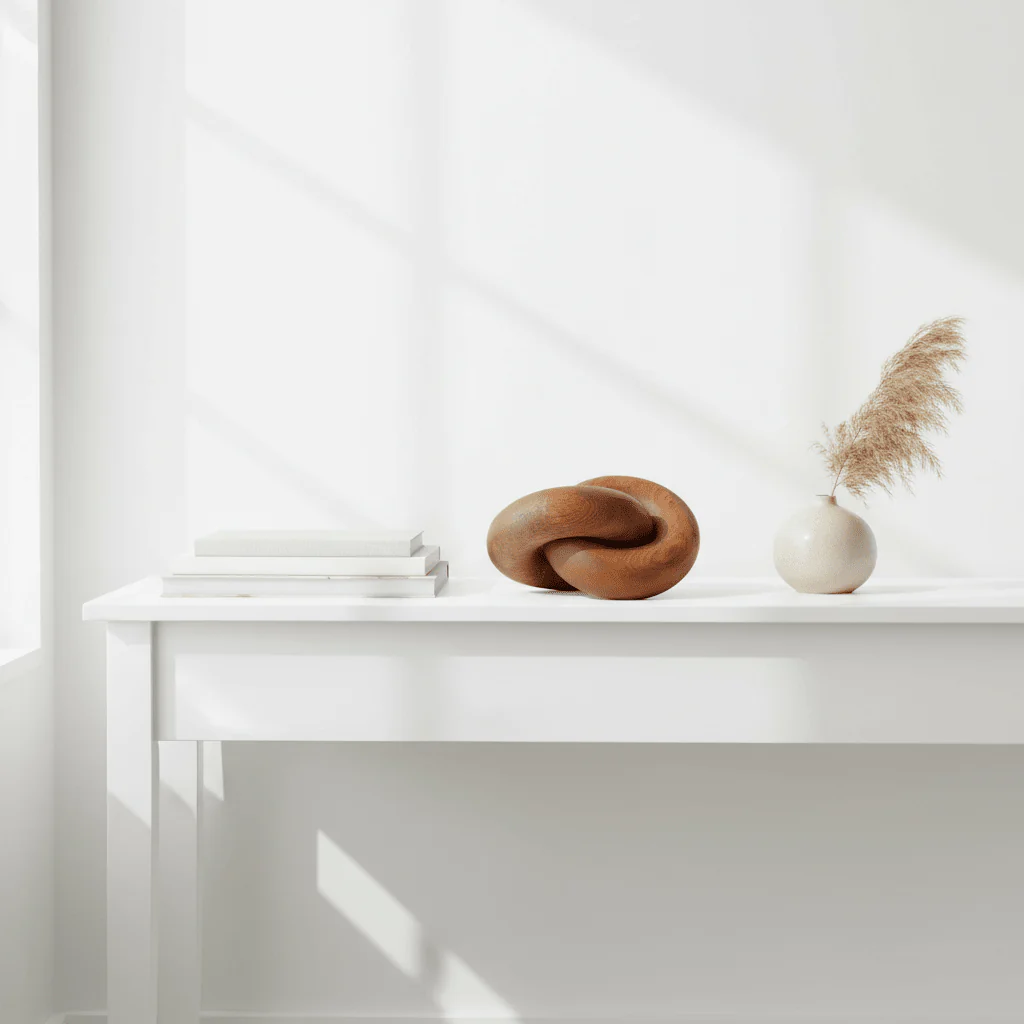 Cato Brown Wood Knot Decor - Image 4