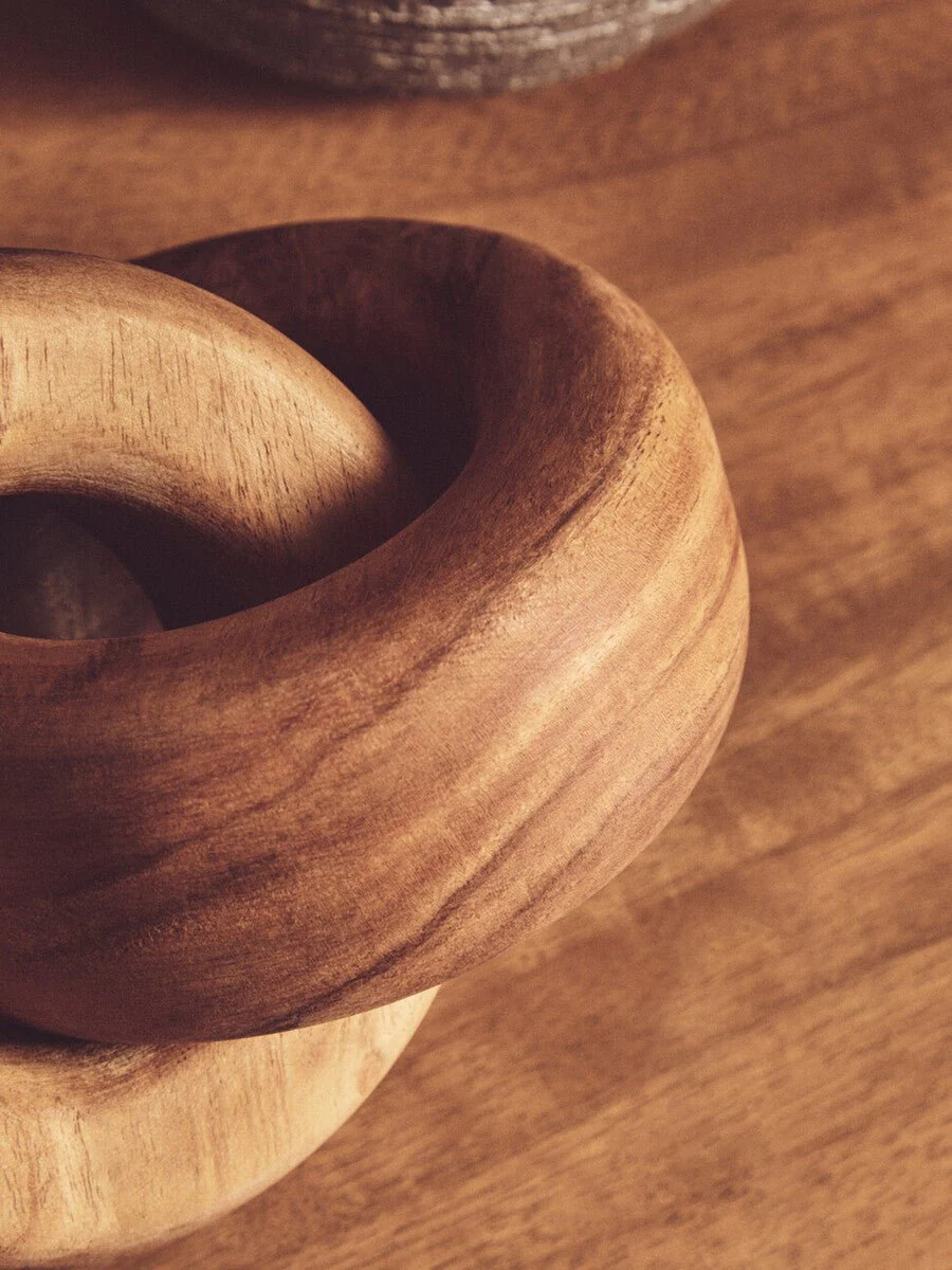 Cato Natural Wood Knot Decor - Image 9