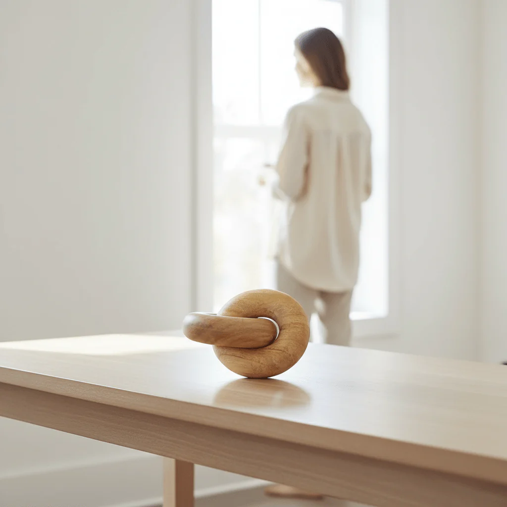 Cato Natural Wood Small Knot Decor - Image 2