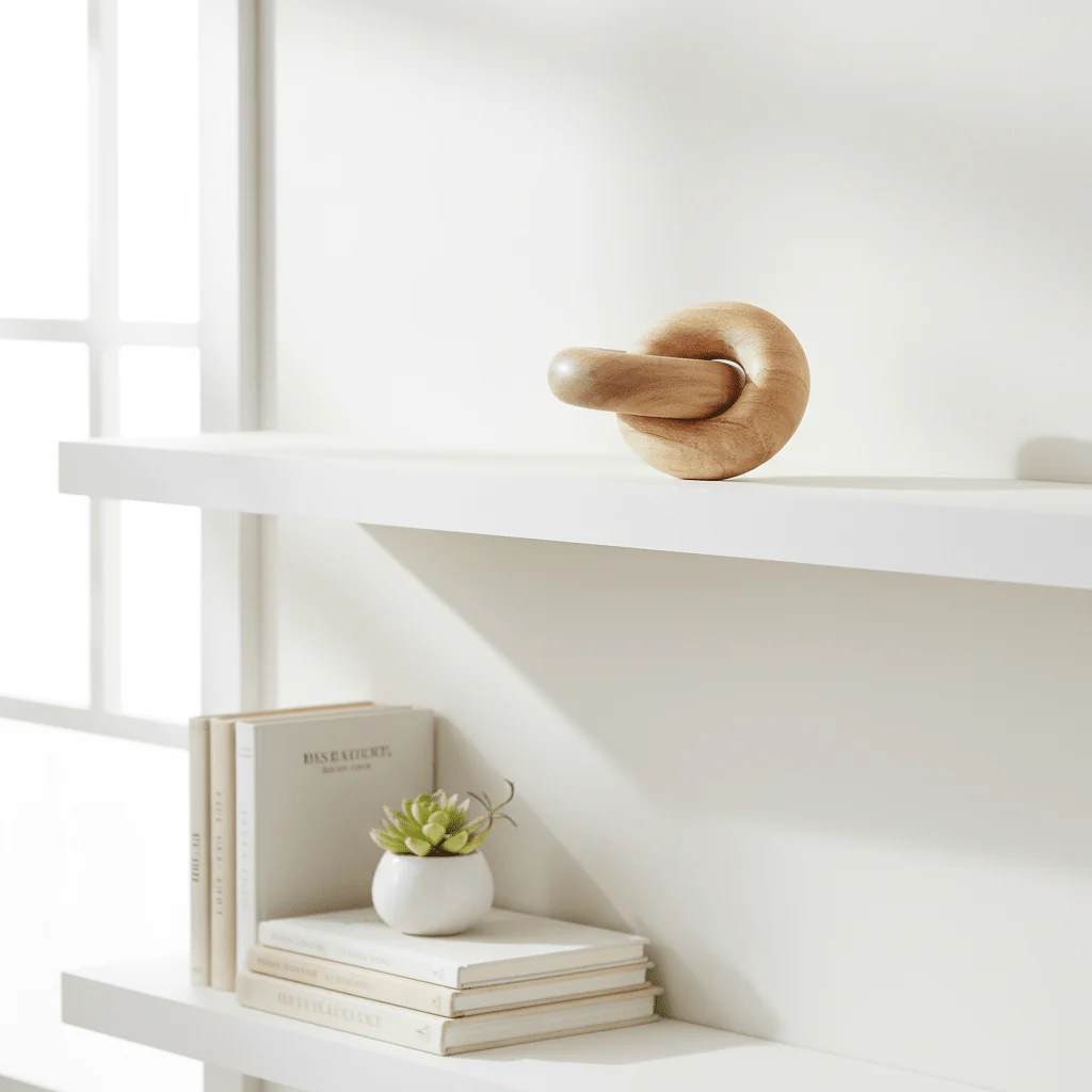Cato Natural Wood Small Knot Decor - Image 3