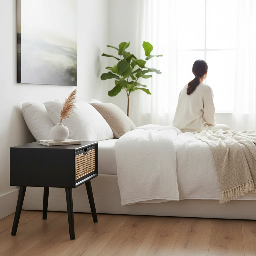 Cebu 1 Drawer Side Table - Image 2