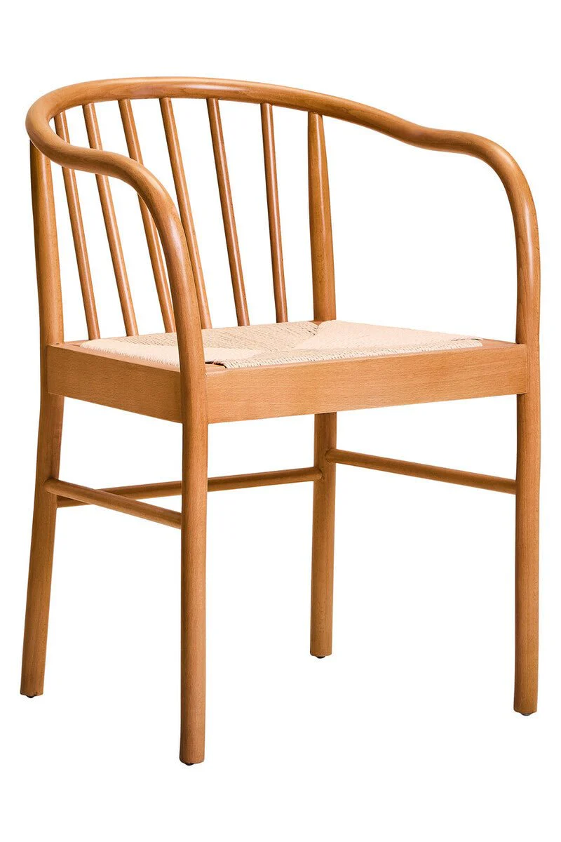 Cebu Natural Rope and Beech Wood Chair - Image 6