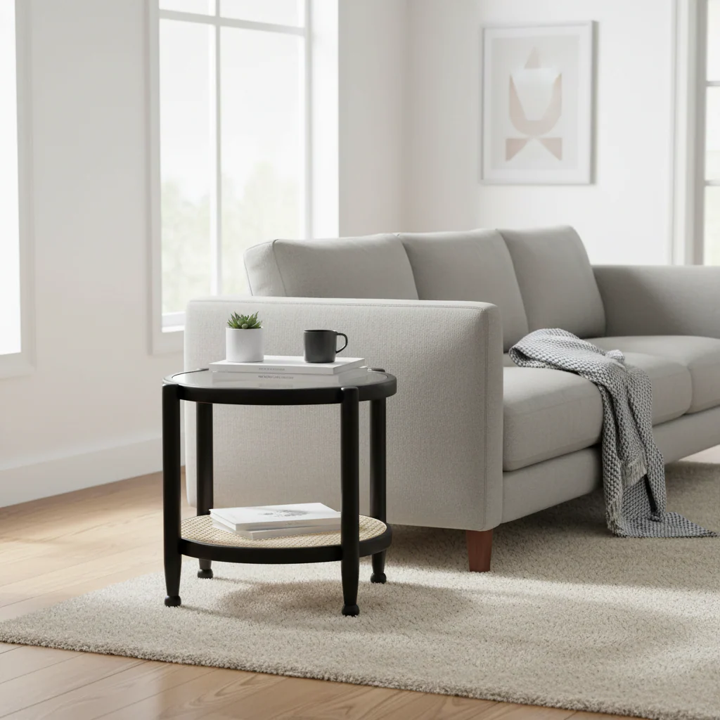 Cebu Two Tier Side Table - Image 3