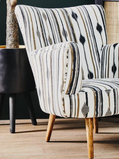 Cefena Armchair With Flared Arms - Image 9