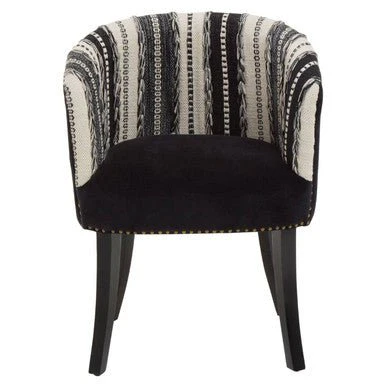 Cefena Black and White Chair - Image 5