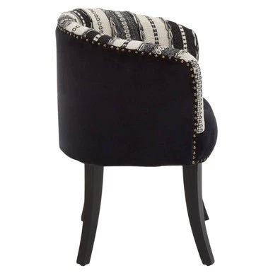 Cefena Black and White Chair - Image 6
