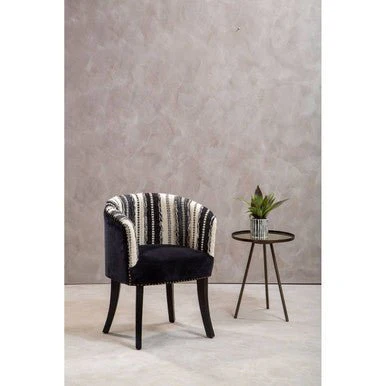 Cefena Black and White Chair - Image 8