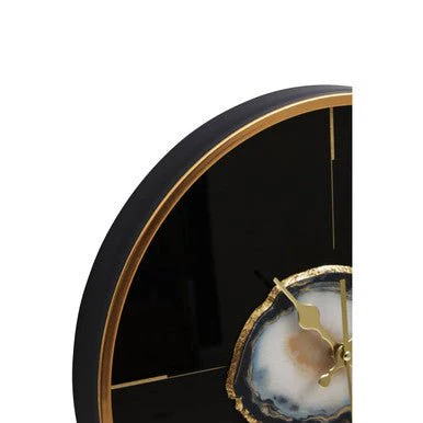 Celina Black And Gold Round Wall Clock - Image 10