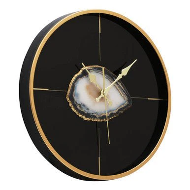 Celina Black And Gold Round Wall Clock - Image 5
