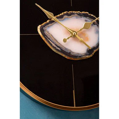 Celina Black And Gold Round Wall Clock - Image 9