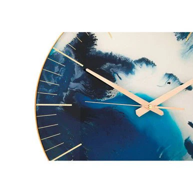 Celina Blue Abstract Wall Clock - Image 6
