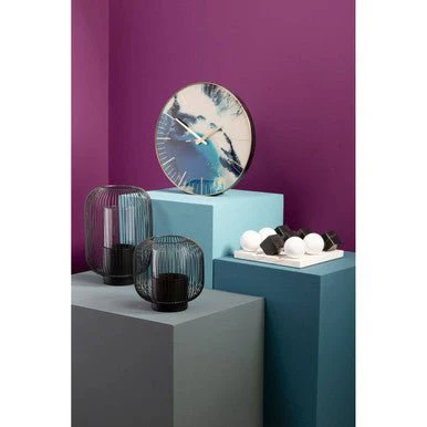 Celina Blue Abstract Wall Clock - Image 7