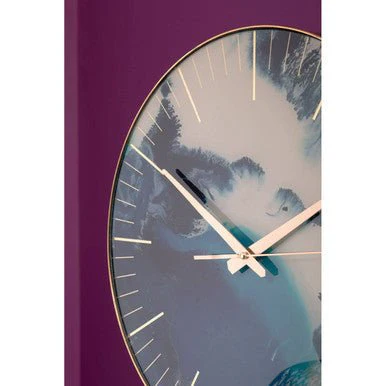 Celina Blue Abstract Wall Clock - Image 8