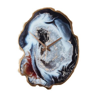 Celina Multicolour Agate Effect Wall Clock - Image 10
