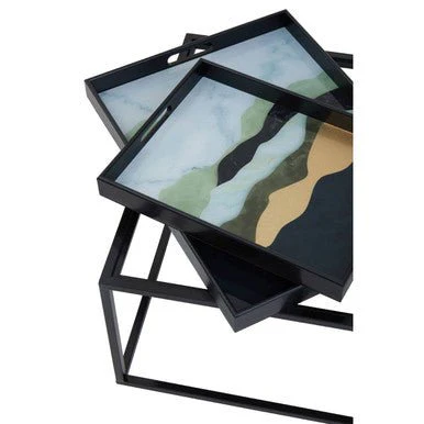 Celina Set Of 2 Assorted Colour Nesting Tables - Image 12