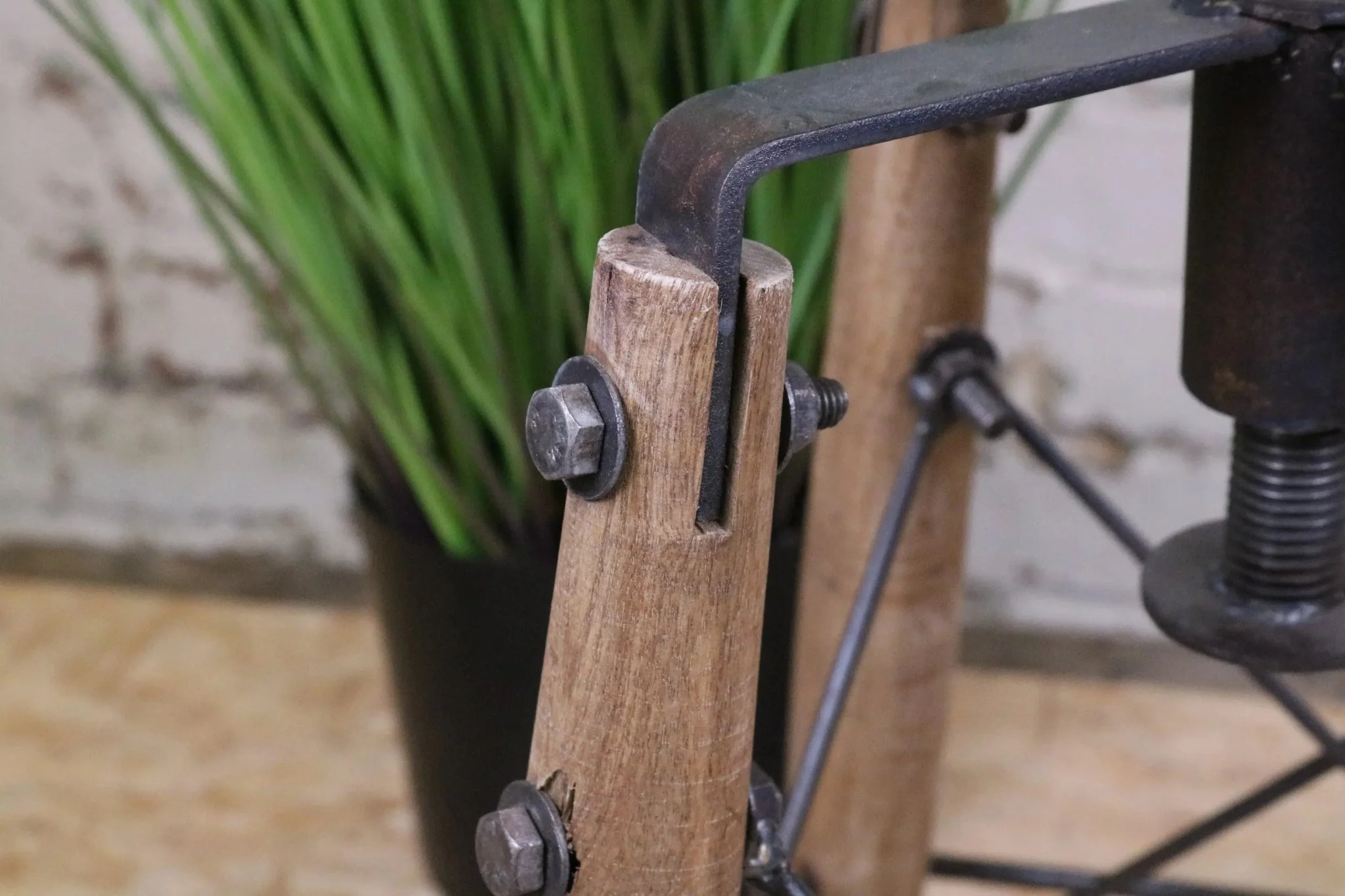Chayana Adjustable Industrial Stool - Image 8