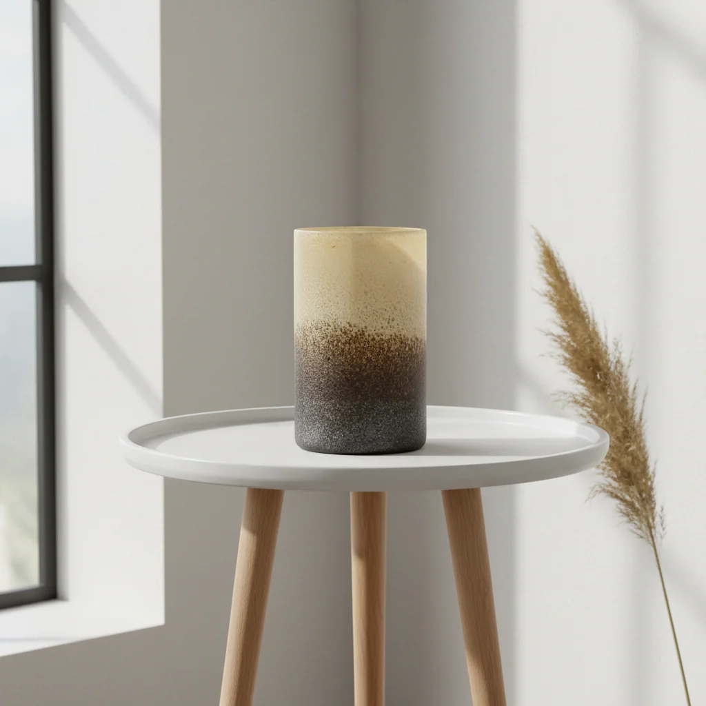 Chiara Medium Natural Sand Effect Vase - Image 4