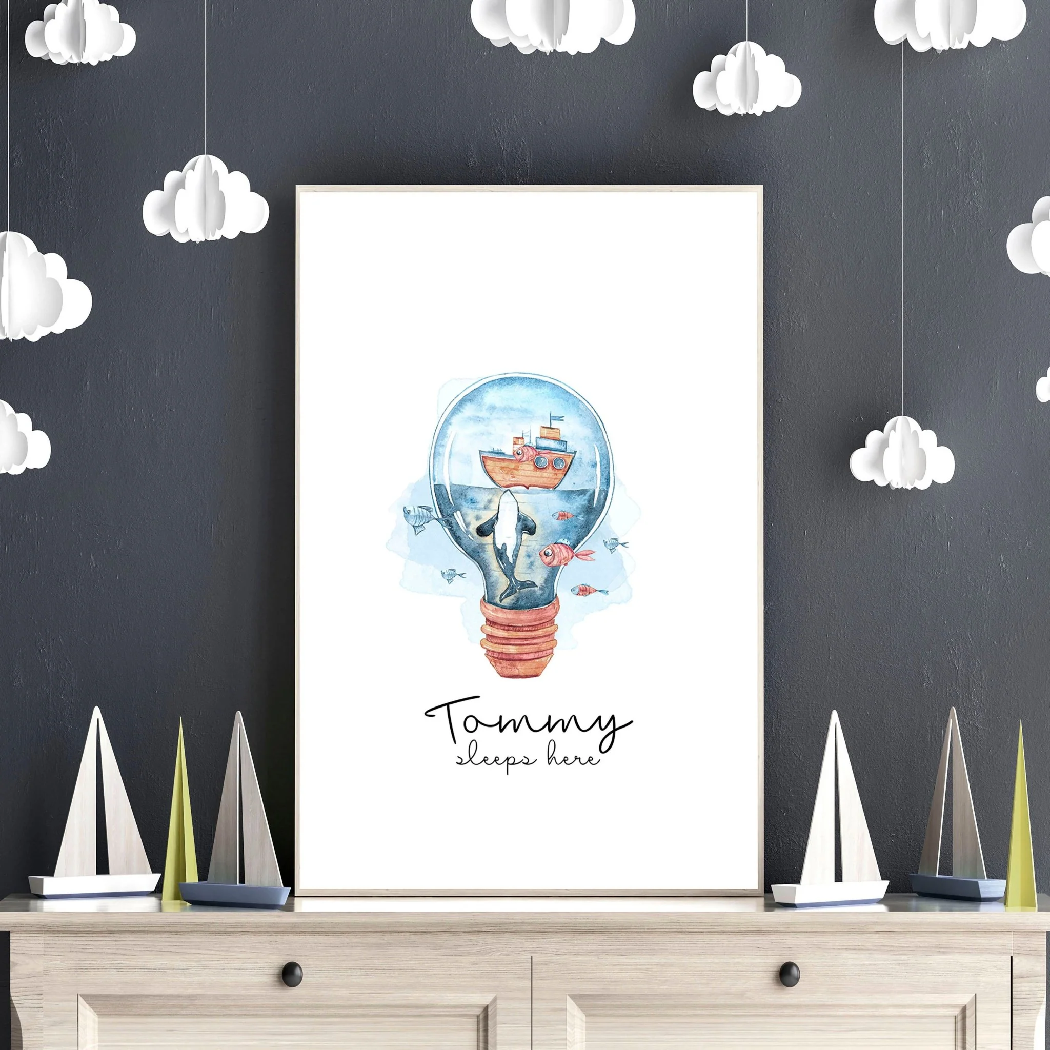 Childrens bedroom wall decor | set of 3 Wall art for Nursery - Image 4
