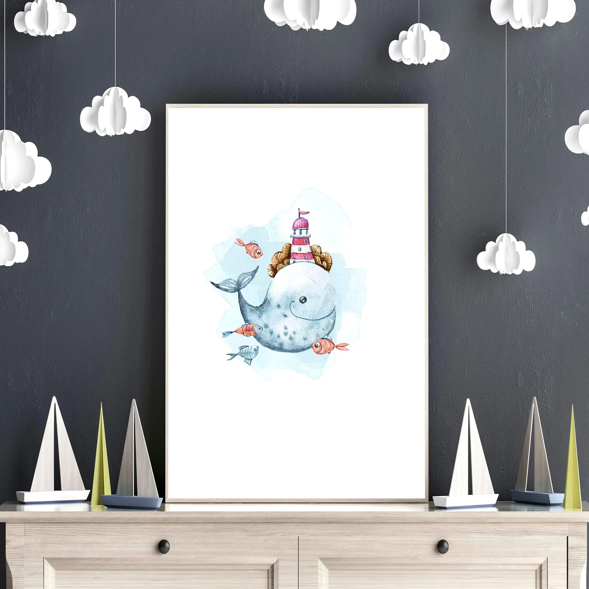 Childrens bedroom wall decor | set of 3 Wall art for Nursery - Image 5