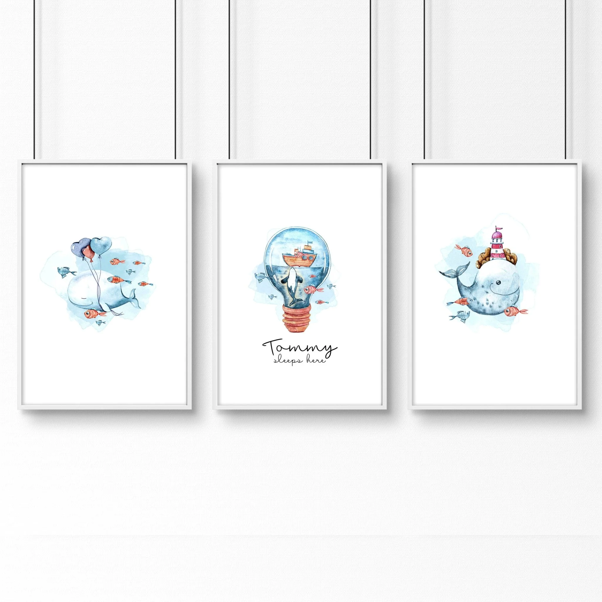 Childrens bedroom wall decor | set of 3 Wall art for Nursery - Image 7