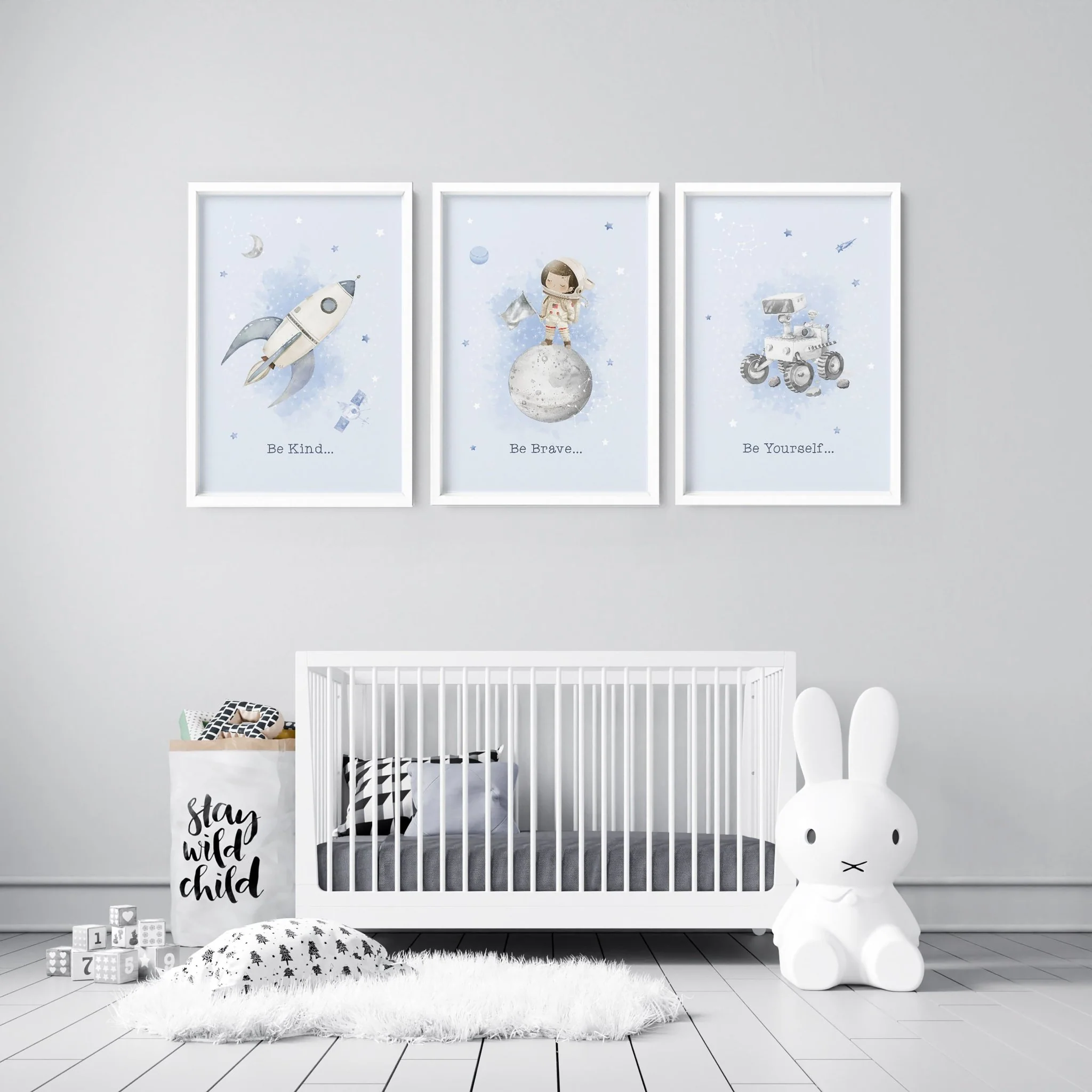 Childrens Prints For Bedroom | Set of 3 wall art prints - Image 3