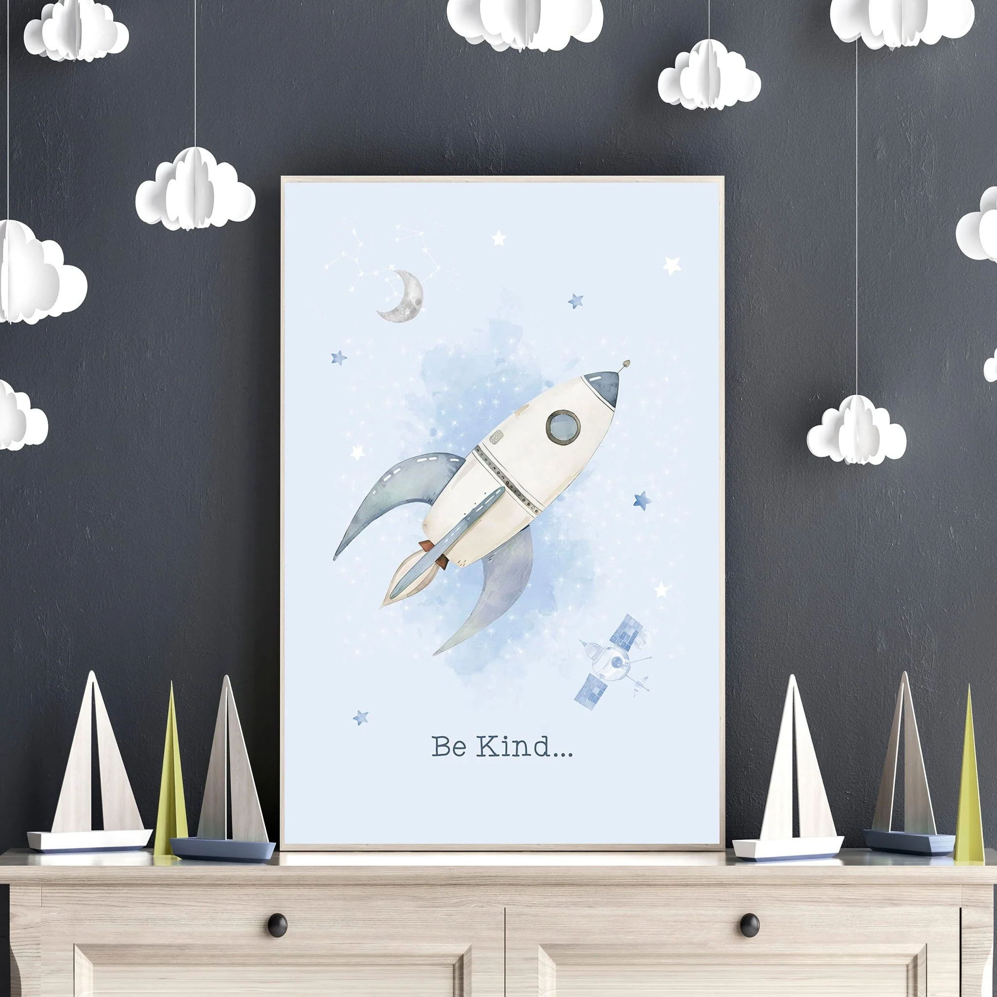Childrens Prints For Bedroom | Set of 3 wall art prints - Image 4