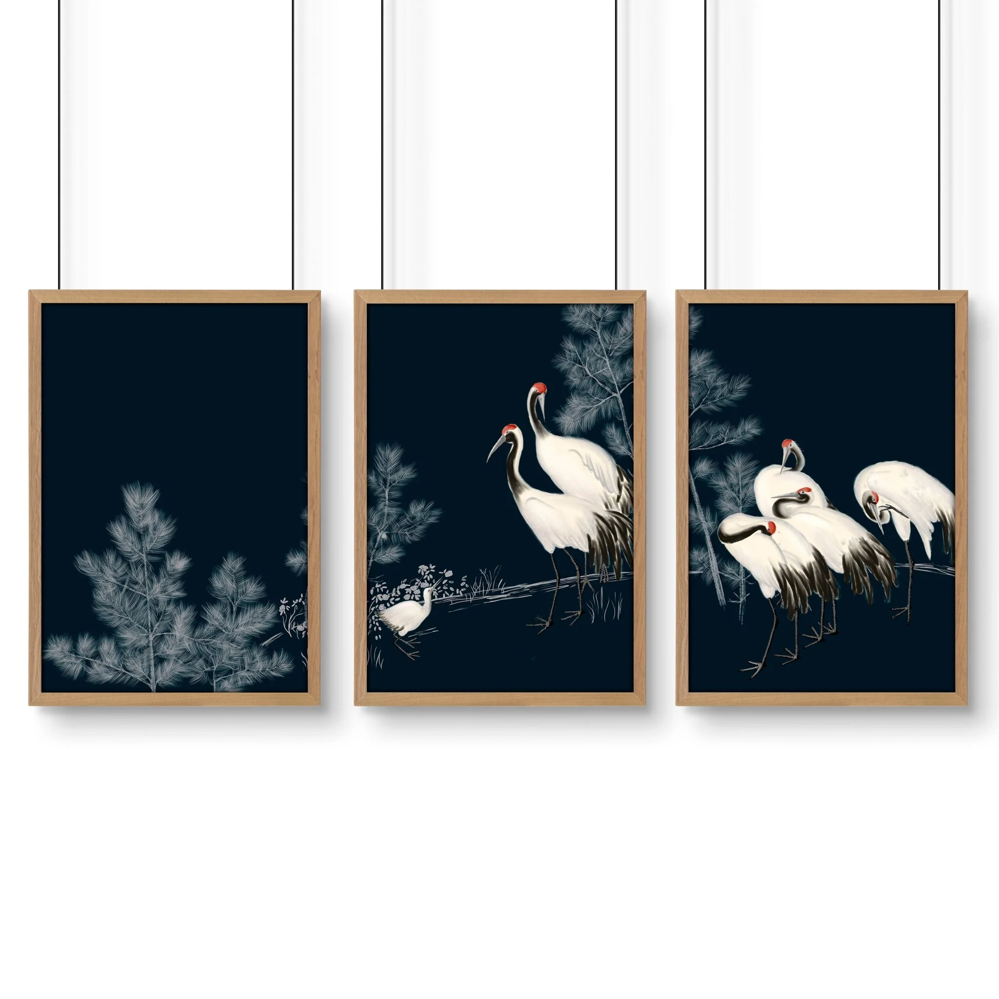 Chinese Art Wall Decor | Set of 3 Asian Inspired Wall art Prints - Image 11