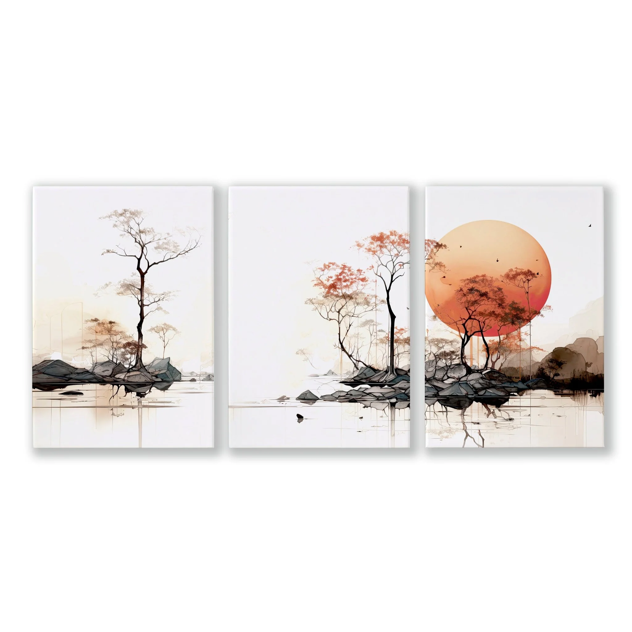Chinese Wall Art | Set of 3 Asian Inspired Wall art Prints - Image 13