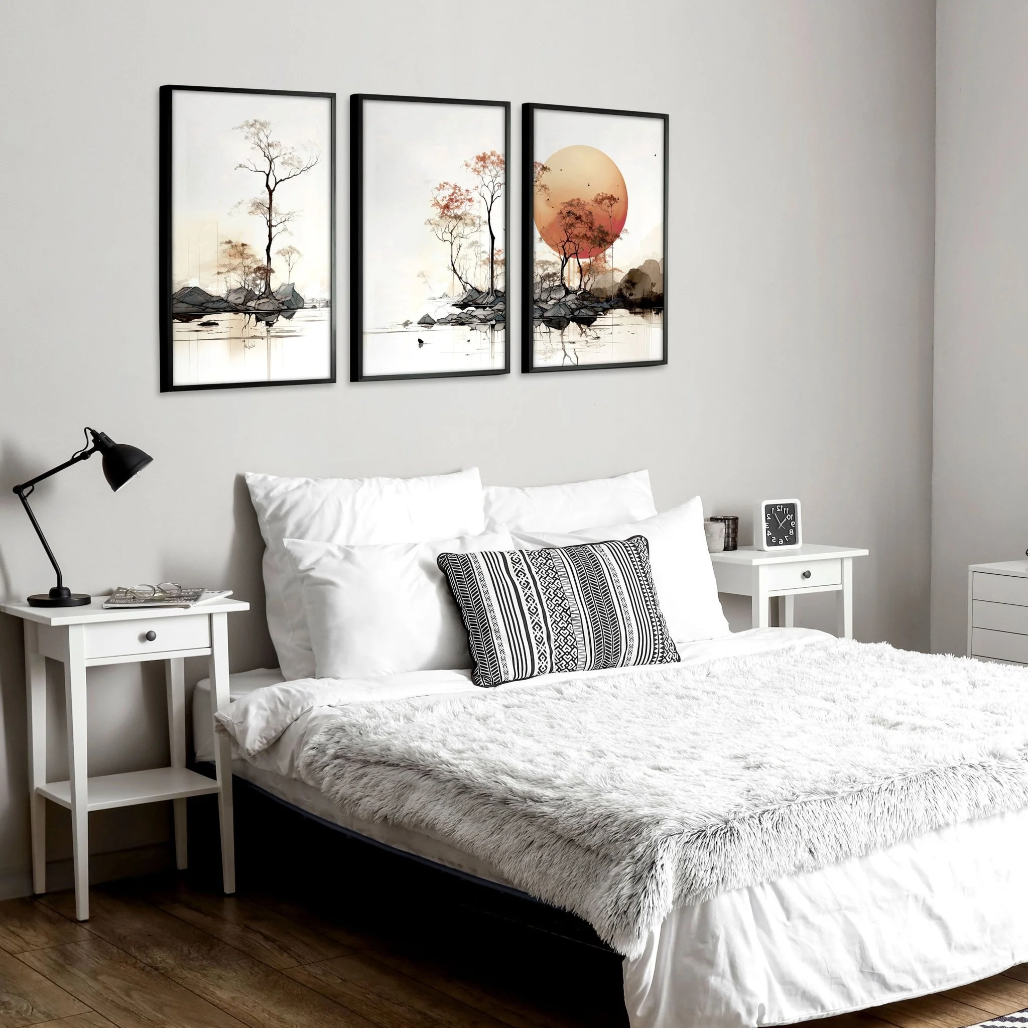 Chinese Wall Art | Set of 3 Asian Inspired Wall art Prints - Image 4