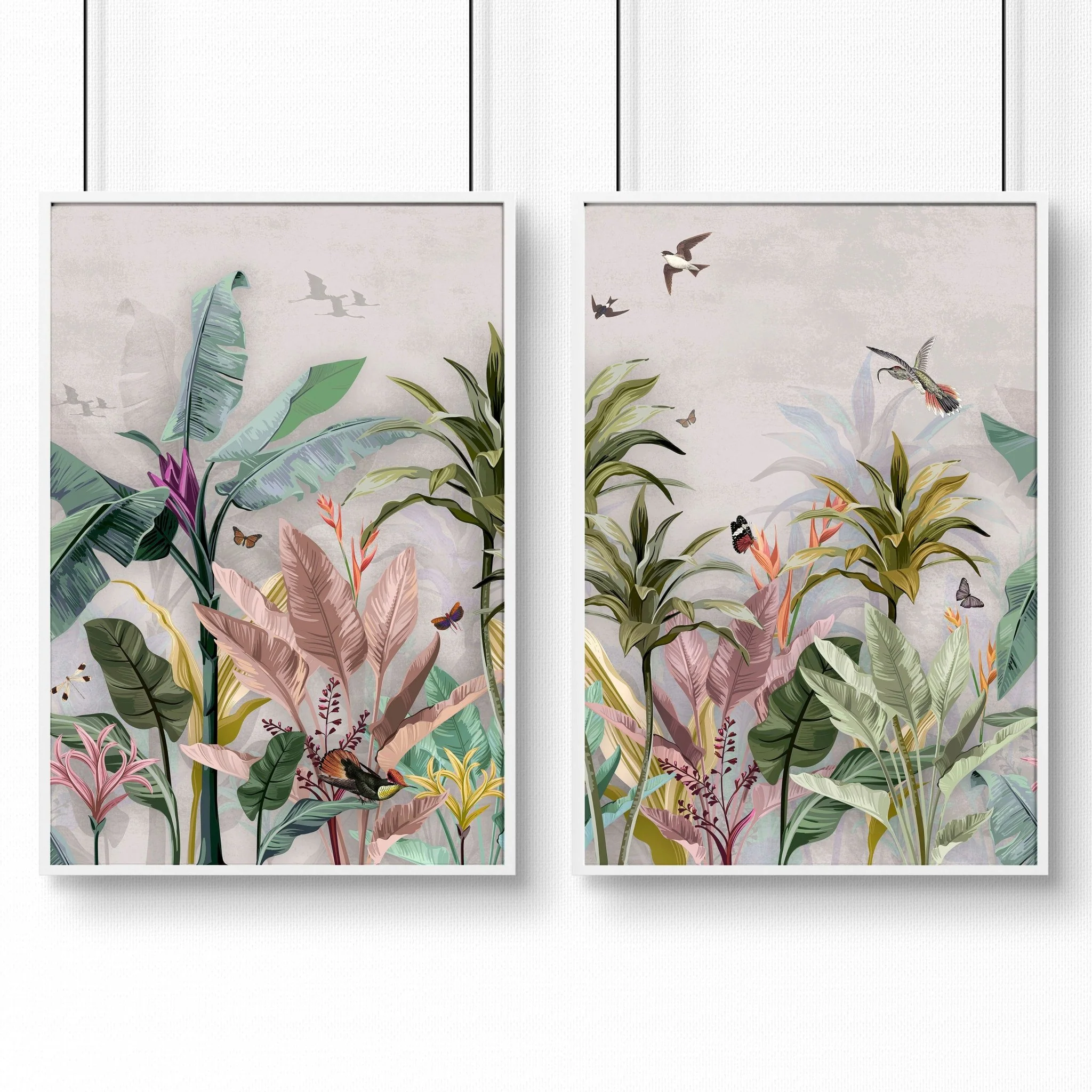 Pictures for bathroom | set of 2 Chinoiserie wall art prints - Image 9