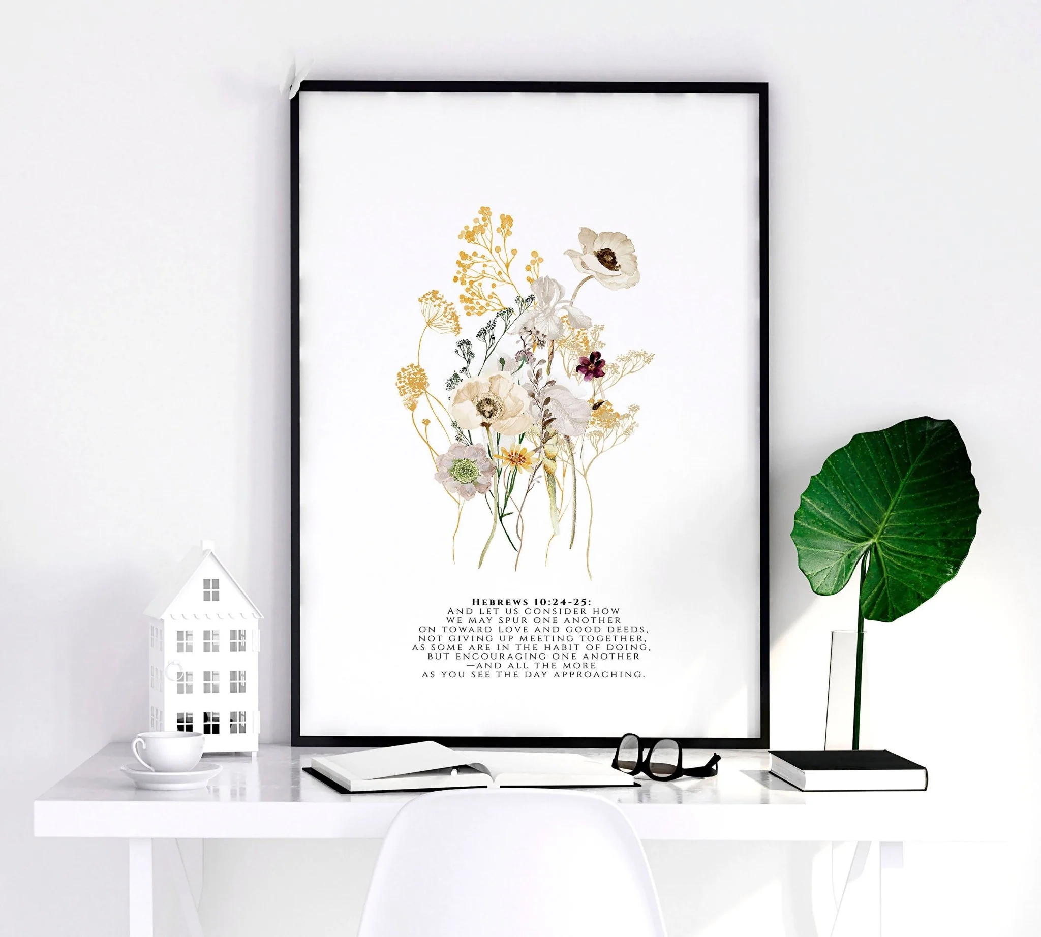 Christian art modern for bedroom | set of 3 wall art prints - Image 6