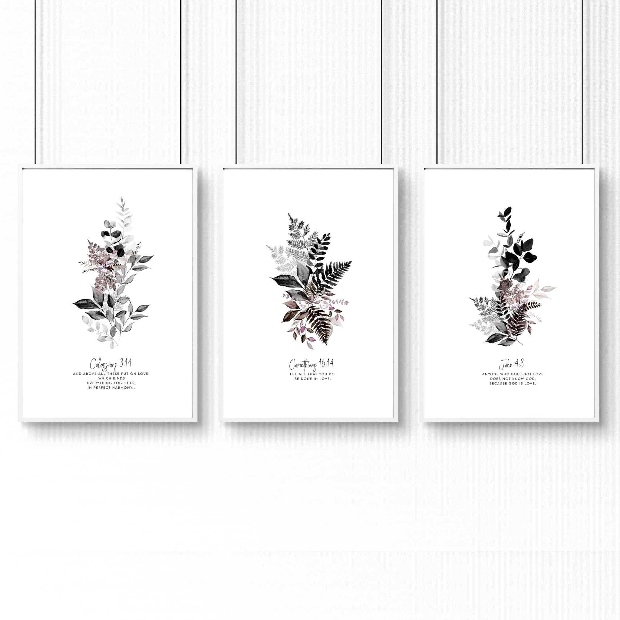 Christian artwork | Set of 3 framed wall art - Image 11