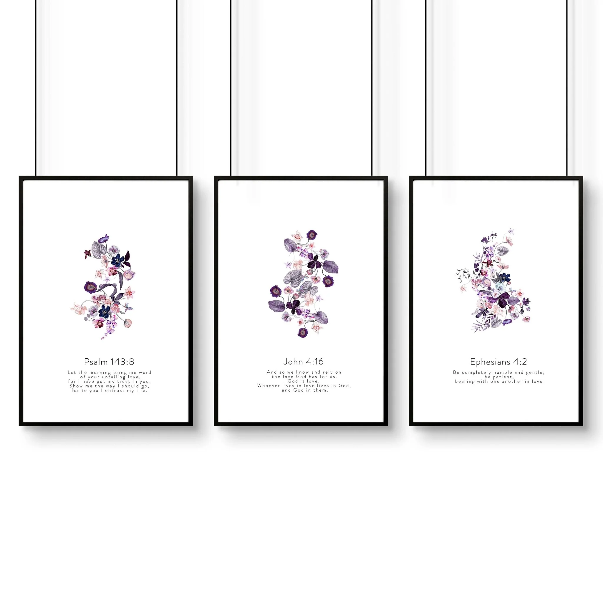 Large prints for living room | set of 3 Christian wall art prints - Image 8